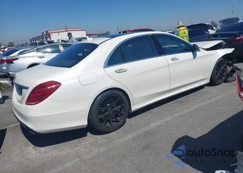 2015 Mercedes-Benz S 550 из США, поврежденный, VIN WDDUG8CB3FA184853